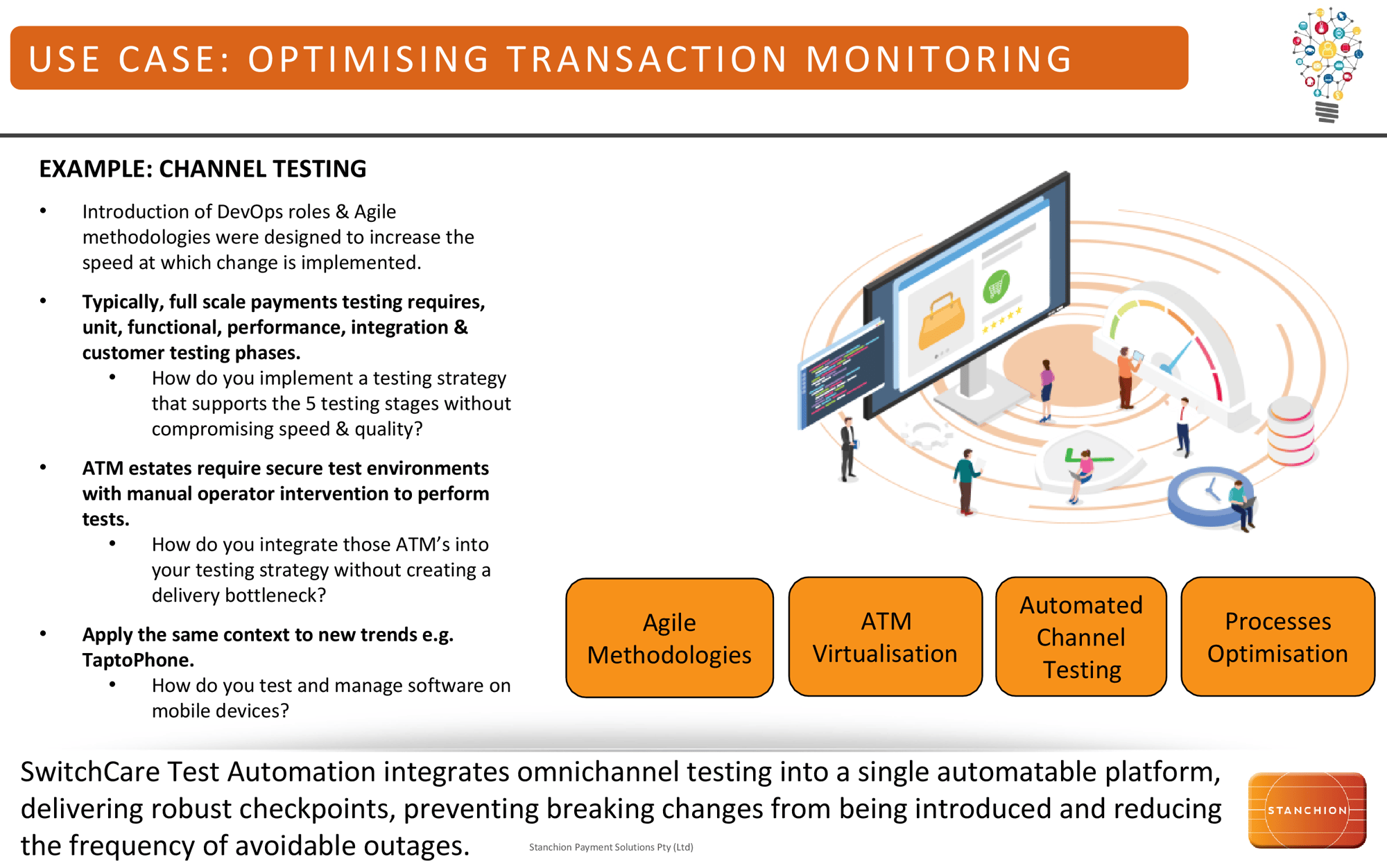 USE CASE: OPTIMISING TRANSACTION MONITORING
